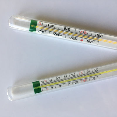 Temómetro líquido de vidrio sin mercurio de precisión para axilas médicas FN-W