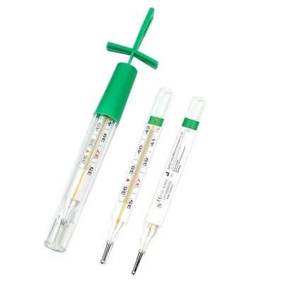 Termómetro médico de axila preciso Customizado OEM Vidrio libre de mercurio