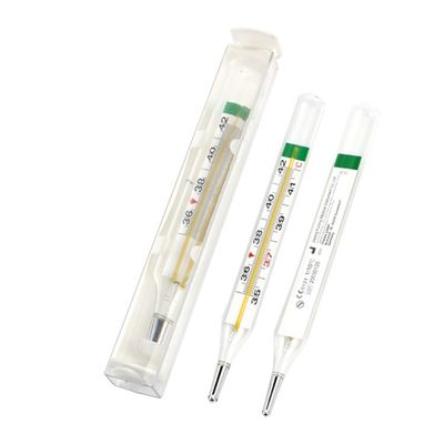 Termómetro médico de axila preciso Customizado OEM Vidrio libre de mercurio