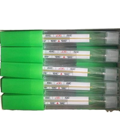 Otros soportes personalizados ofrecidos con termómetro oral de vidrio libre de mercurio Certificación CE