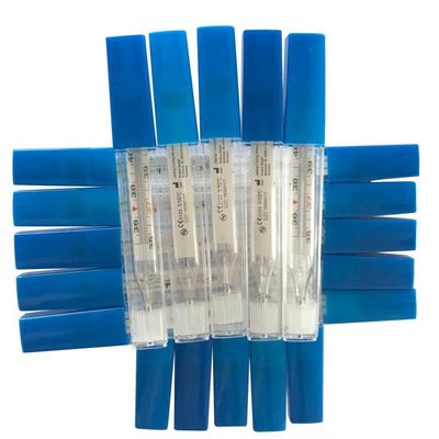 Soporte personalizado con certificación CE de vidrio libre de mercurio clínico oral de axila termómetro médico de fiebre para bebés y adultos