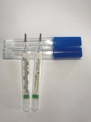 Apoyo personalizado Bebé/Adulto Vidrio Sin mercurio Termómetro Celsius Fahrenheit